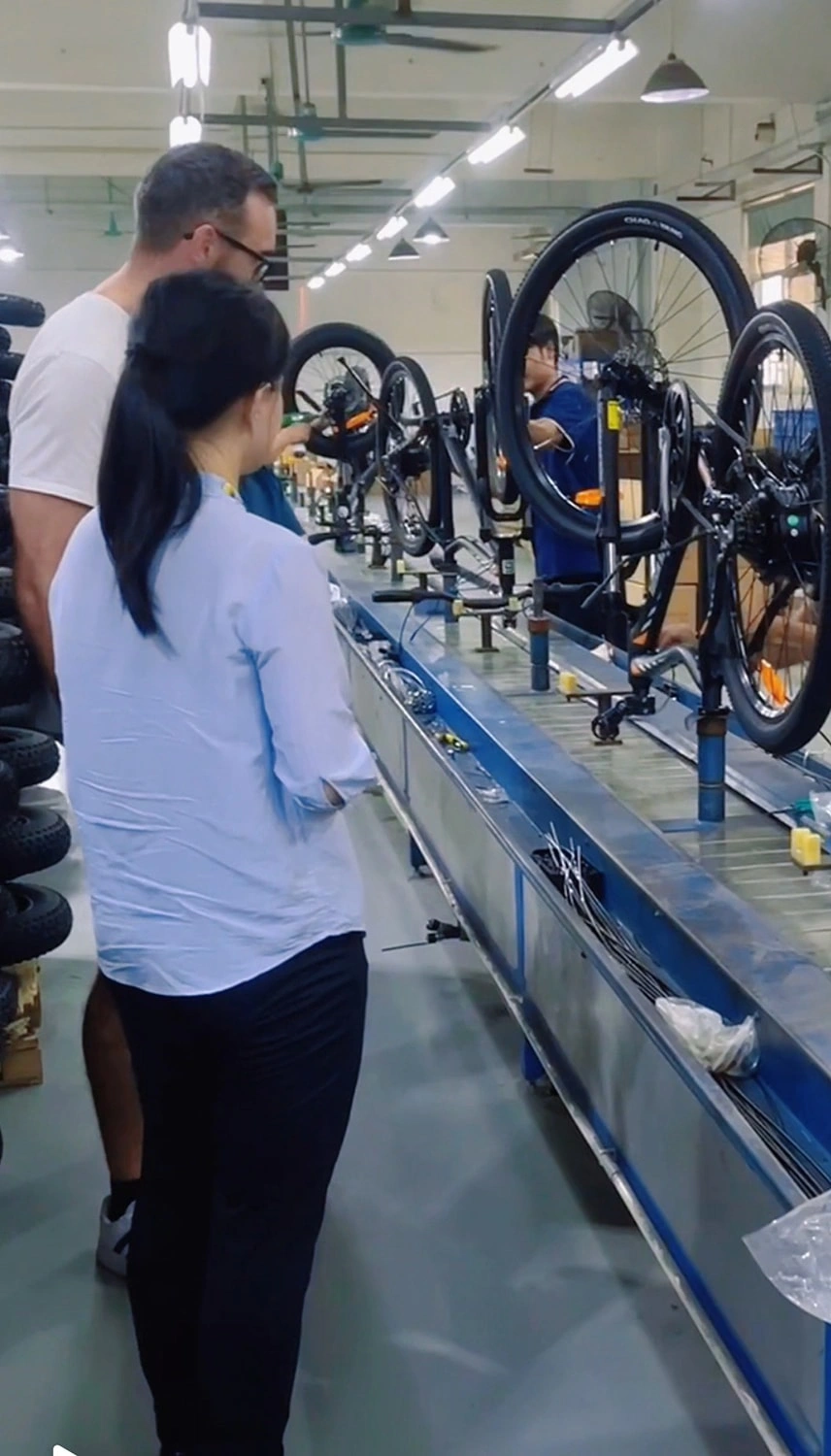 electric bike assembly line