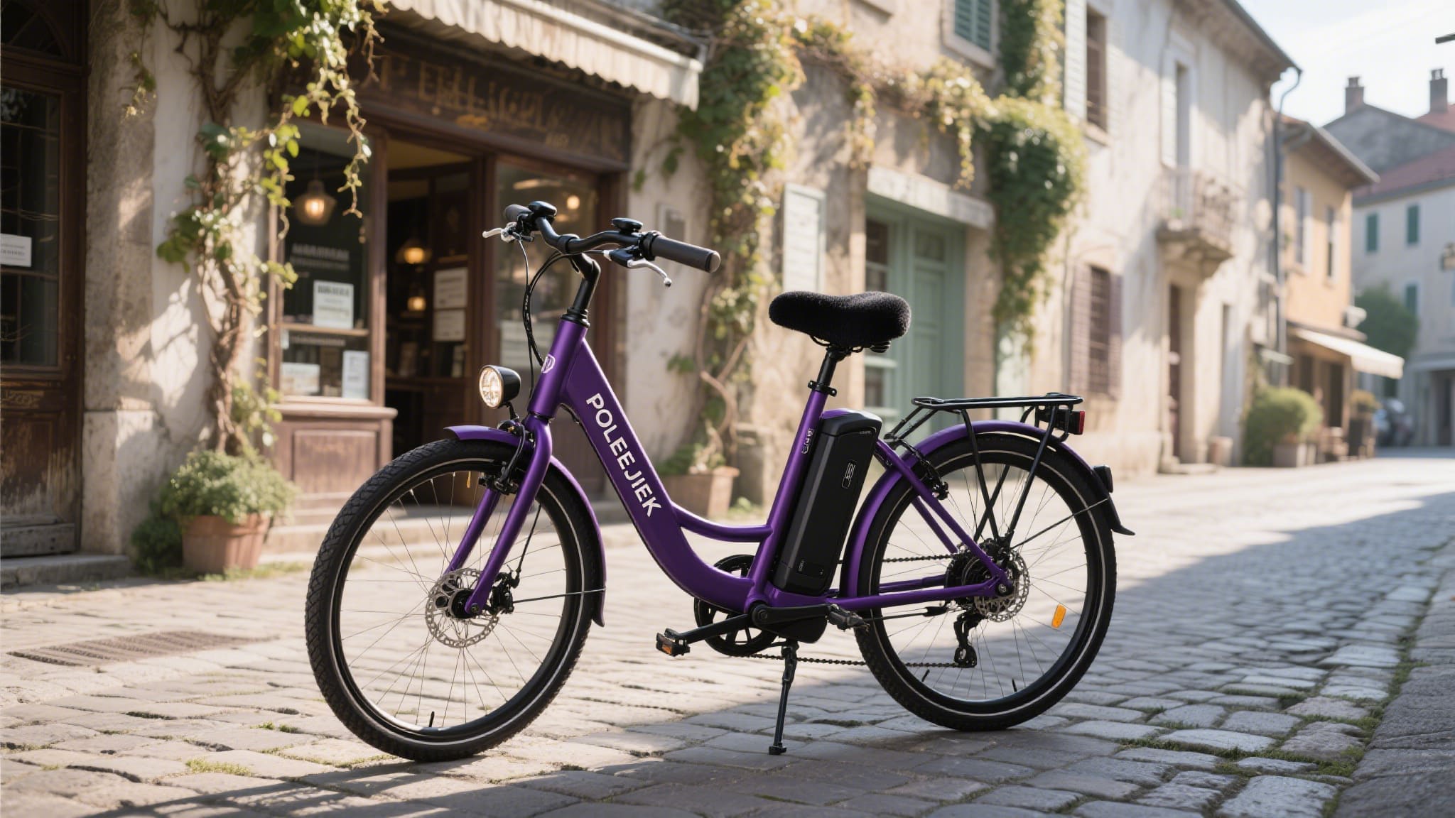 POLEEJIEK e-mountain bike performance test on a forest trail