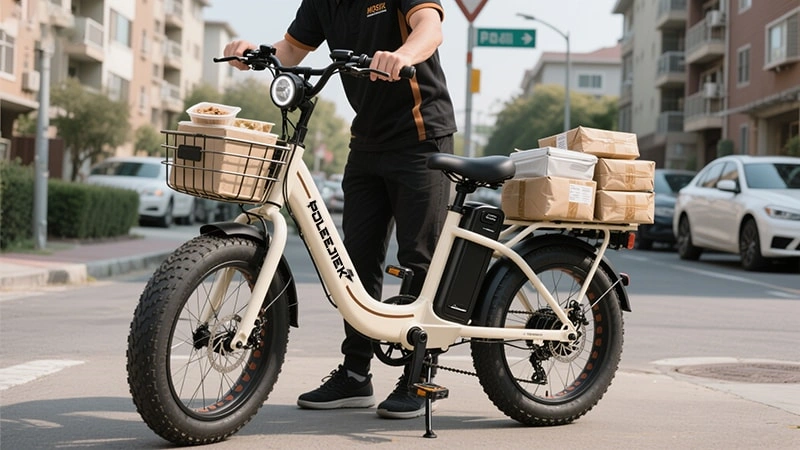 POLEEJIEK cargo ebike with 150kg payload for business logistics