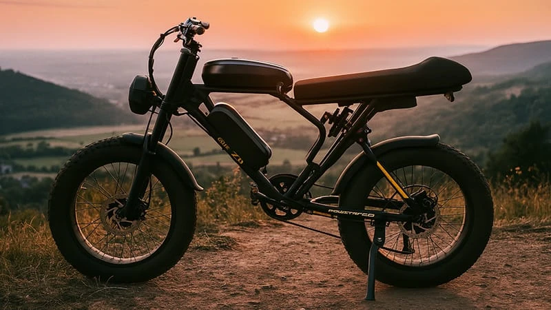 Poleejiek Vintage Style Electric Dirt Bike for Sale Adult