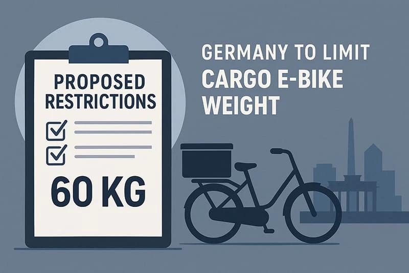 Germany proposed cargo e-bike weight limit illustration