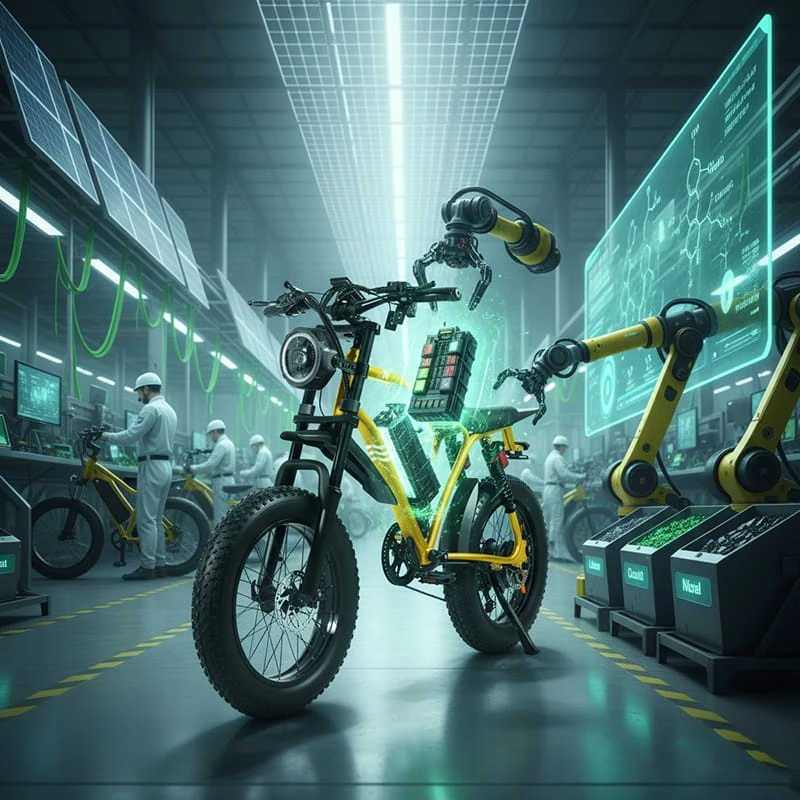 E-bike lithium battery recycling and ESG manufacturing