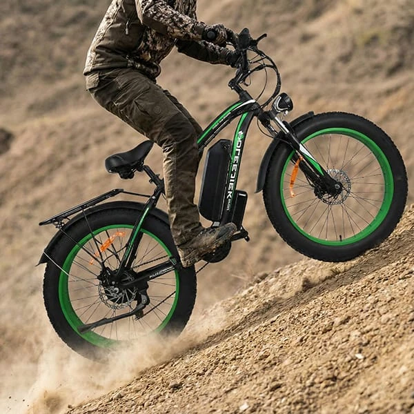 A field test showing a Poleejiek 2000w dual motor ebike climbing a steep 30-degree gradient slope, proving its torque capability for B2B buyers.