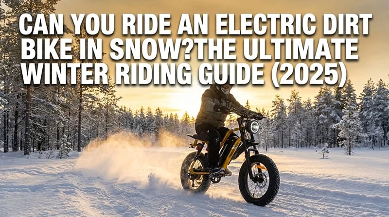 electric snow bike,fat tire electric dirt bike, winter riding, electric fat tire bike, waterproof electric bike, off road electric bike