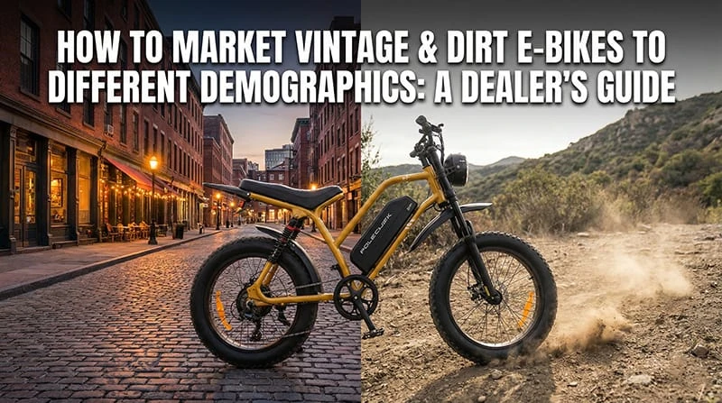 Vintage electric bikes, electric dirt bike, wholesale ebike