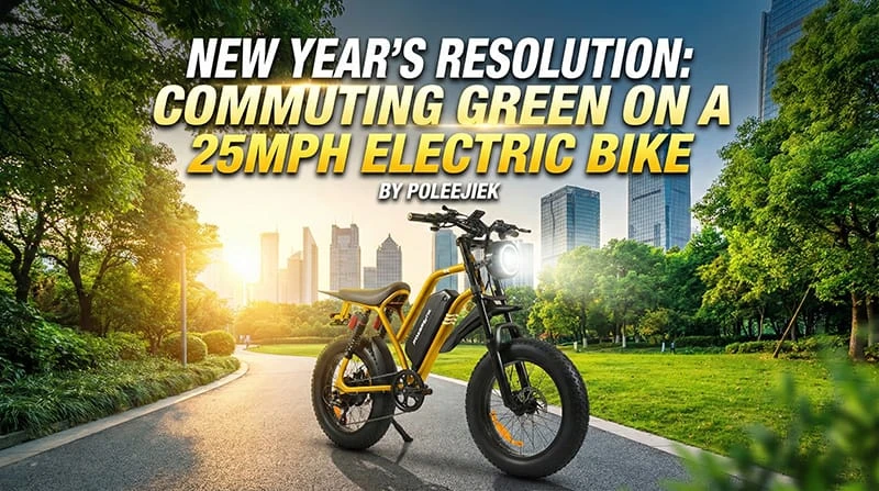 New Year's Resolution: Commuting Green on a 25MPH Electric Bike