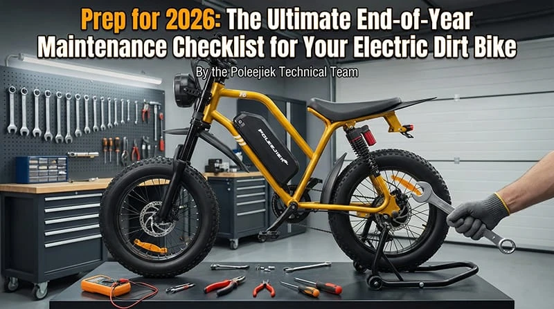 Electric dirt bike maintenance, ebike battery care